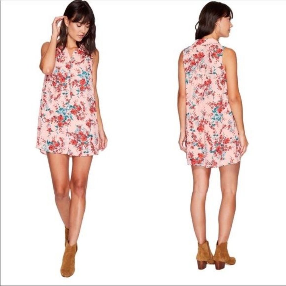 Jack by BB Dakota Floral Shirt Dress Size Small
